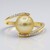 Anello in oro con Perla d'Acqua Dolce Dorata (CIRARI)
