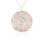 Green Maniry Labradorite Silver Necklace (KM by Juwelo)