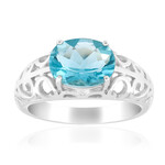 Anillo en plata con Fluorita de Braldu (Pallanova)