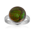 Ammolith-Silberring (Bali Barong)