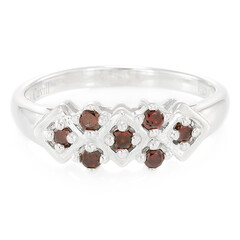 Fancy Diamond Silver Ring