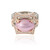 Anillo en plata con Perla Mabe (Dallas Prince Designs)