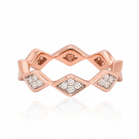 Anello in oro con Diamante SI1 (G) (Annette)