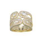 Weißer Topas-Silberring (Adela Silber)