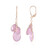 Pendientes en plata con Calcedonia lavanda (KM by Juwelo)