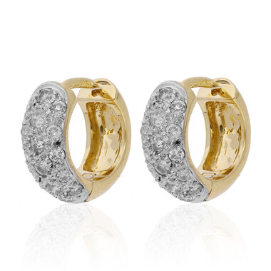 I2 (I) Diamant-Goldohrringe
