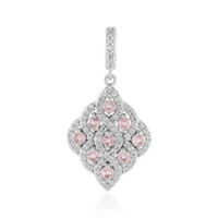 Ciondolo in argento con Tormalina Rosa Nigeriana