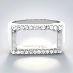 Anello in argento con Zircone