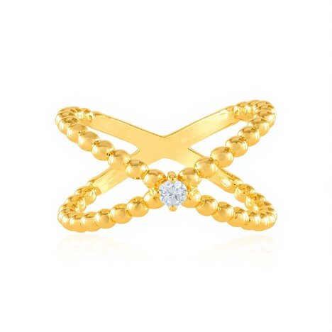 Bague en argent et Diamant I2 (H) (de Melo Essence)