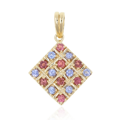 Ciondolo in oro con Tormalina Rosa