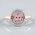 Anello in oro con Morganite