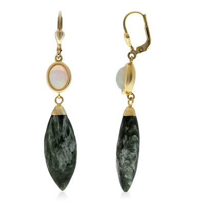 Orecchini in argento con Serafinite (CUSTODANA)
