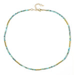 Türkis-Silberhalskette