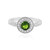 Anello in argento con Diopside Russo