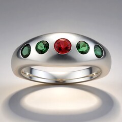 Anello in argento con Tormalina Rosa Brasiliana (Pallanova)