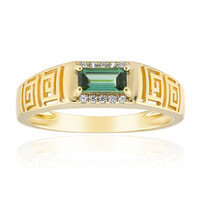 Bague en argent et Indicolite (Adela Silber)