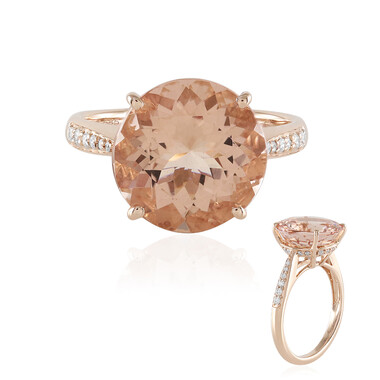 AAA-Pfirsich-Morganit-Goldring (de Melo)