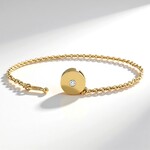 Bracciale in argento con Diamante SI1 (G) (Annette)
