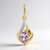 Ciondolo in oro con Tanzanite Rosa
