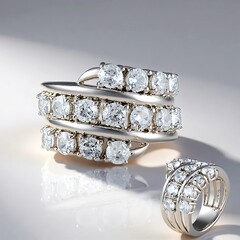 Bague en argent et Zircon (de Melo)