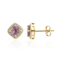 Amethyst-Silberohrringe