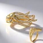 Anello in oro con Diamante SI1 (H) (de Melo)