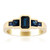 Blauer Kings Plains-Saphir-Goldring