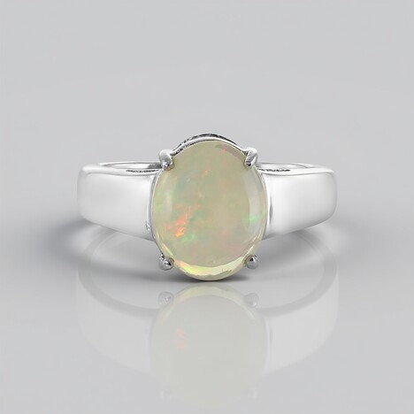 Anello in argento con Opale di Welo