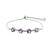 Amethyst-Silberarmband
