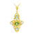 Collana in argento con Peridoto