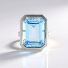 Ciondolo in argento con Topazio Blu Cielo