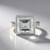 Anello in argento con Quarzo Bianco (MONOSONO COLLECTION)