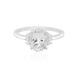 Anillo en plata con Topacio blanco