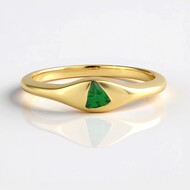 Anello in argento con Lemshuku Tsavorite