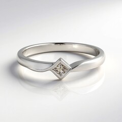 Anello in argento con Diamante Cioccolato I2