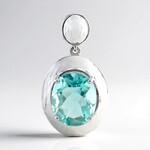 Ciondolo in argento con Fluorite Braldu (Pallanova)