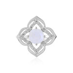 Anello in argento con Pietra di Luna Arcobaleno