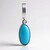Ciondolo in argento con Turchese Arizona