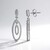 Orecchini in argento con Zircone