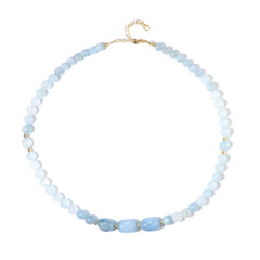 Collana in argento con Acquamarina Brasiliana