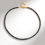 Collana in argento con Rubino del Madagascar