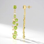 Orecchini in argento con Peridoto (de Melo Essence)