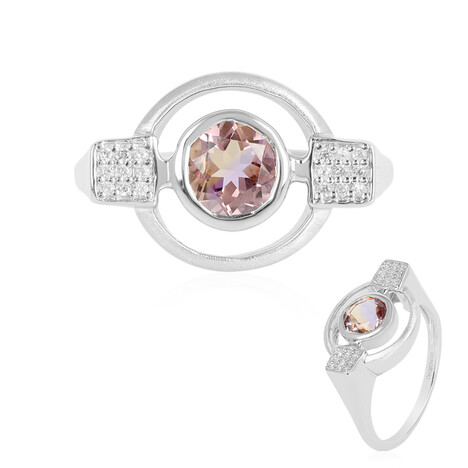 Ametrin-Silberring (MONOSONO COLLECTION)