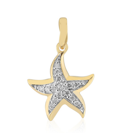 VVS1 (G) Brillant-Goldanhänger (Annette)