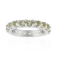 Anello in argento con Citrino Limone