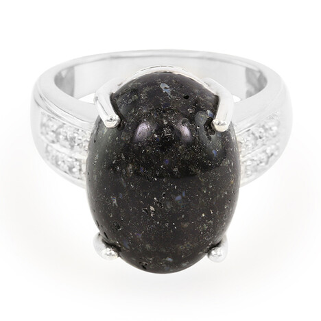 Leopard Opal Silver Ring