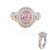 Anillo en plata con Cuncita de Brasil (Gems en Vogue)
