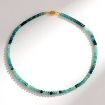 Collana in argento con Grandidierite (Adela Silber)