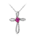 10K Ruby Gold Necklace