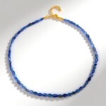 Collana in argento con Cianite del Nepal